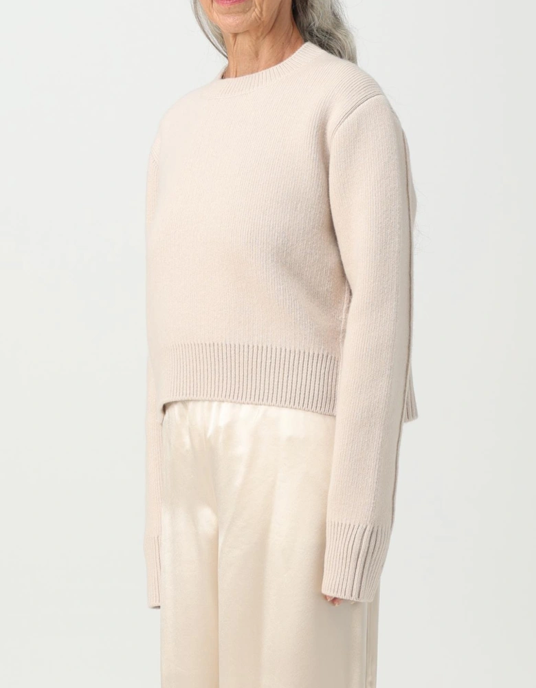 Cashmere Crew Neck Cropped Sweater