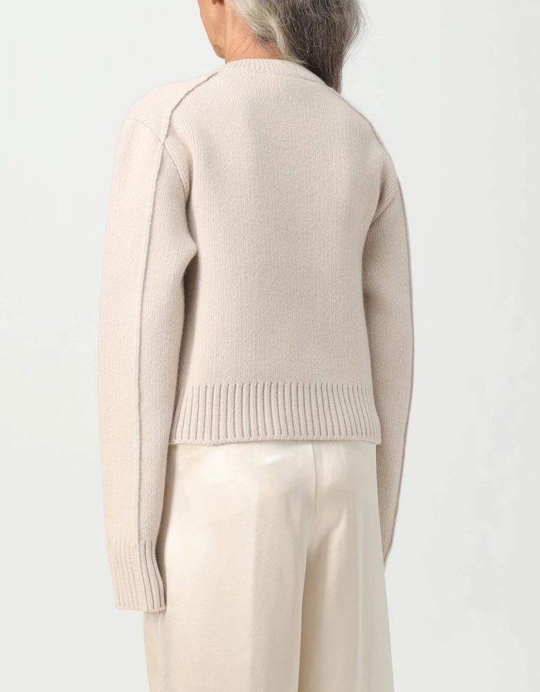 Cashmere Crew Neck Cropped Sweater