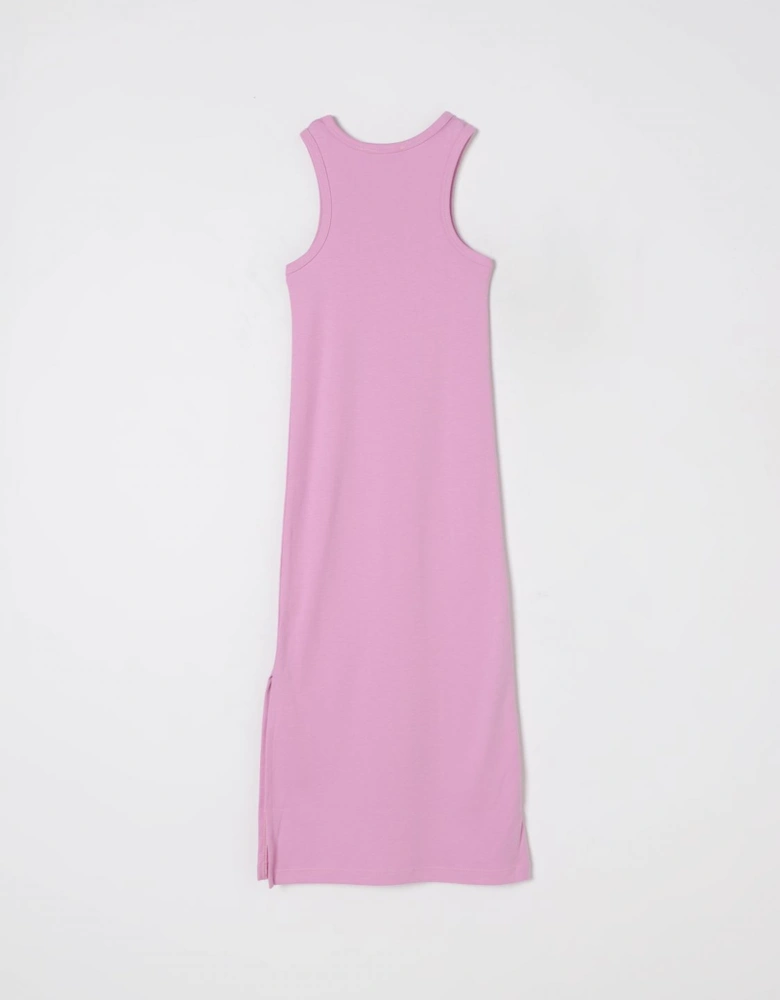 Ribbed Sleeveless Midi Dress
