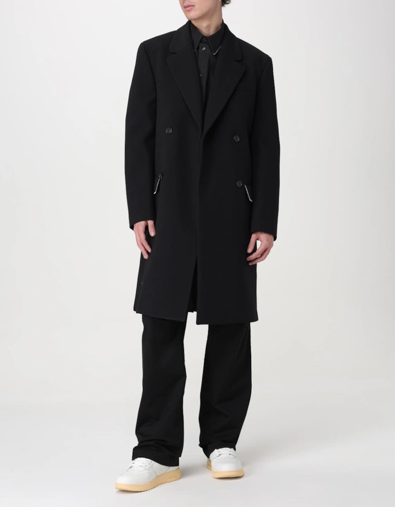 Double Breasted Wool Overcoat