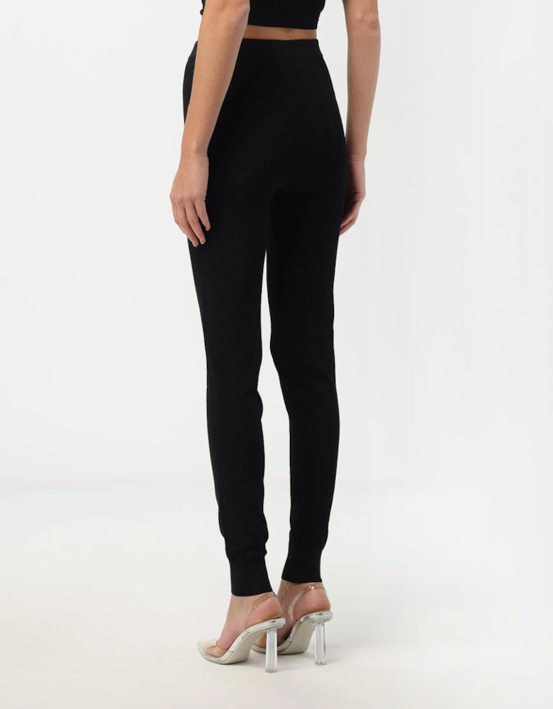 Ribbed Knit HighWaisted Leggings
