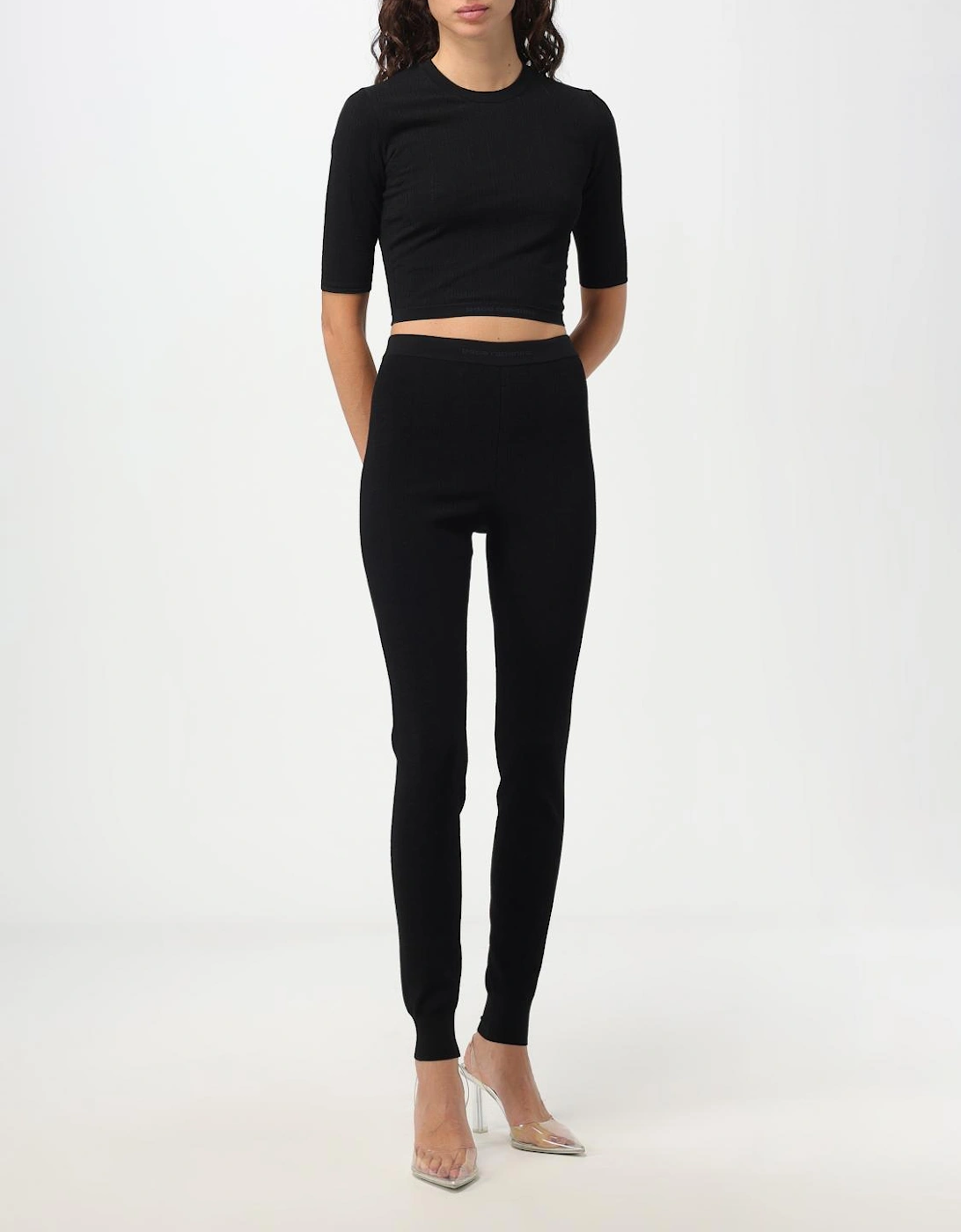 Ribbed Knit HighWaisted Leggings