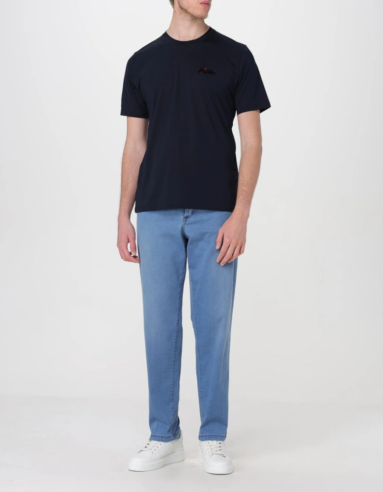 Straight Leg Light Wash Jeans