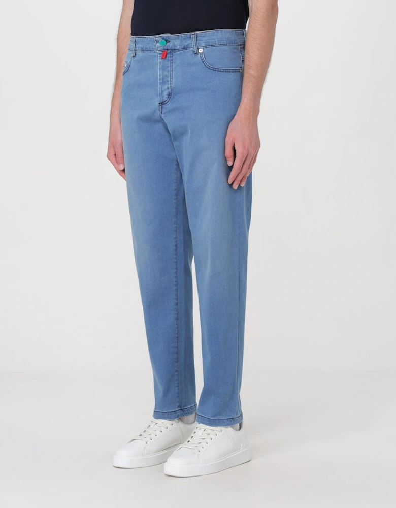 Straight Leg Light Wash Jeans