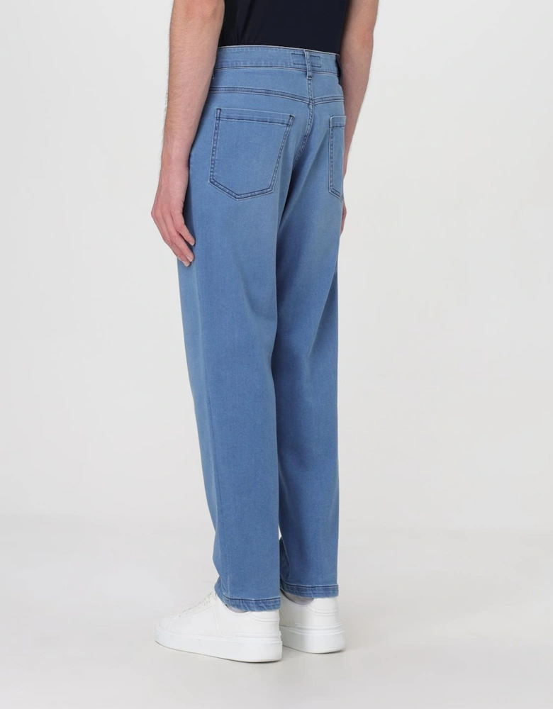 Straight Leg Light Wash Jeans