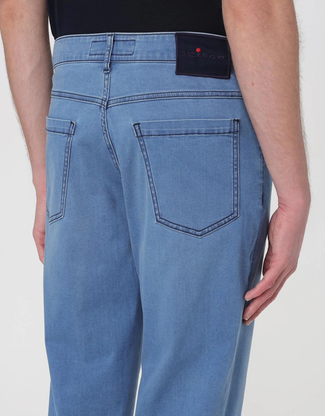 Straight Leg Light Wash Jeans