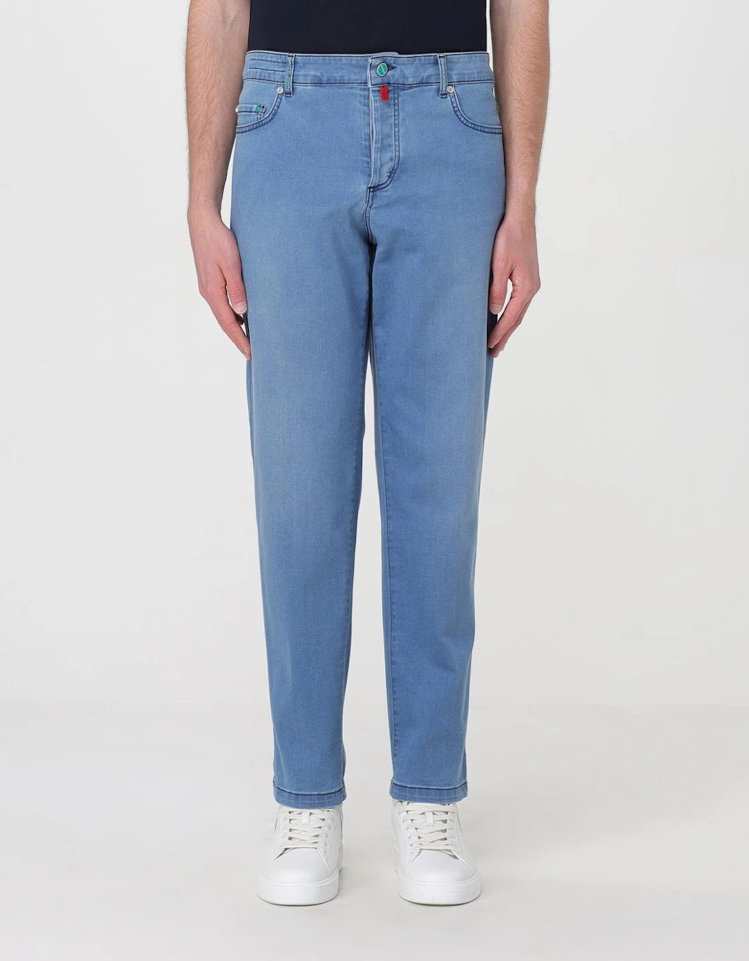Straight Leg Light Wash Jeans, 6 of 5