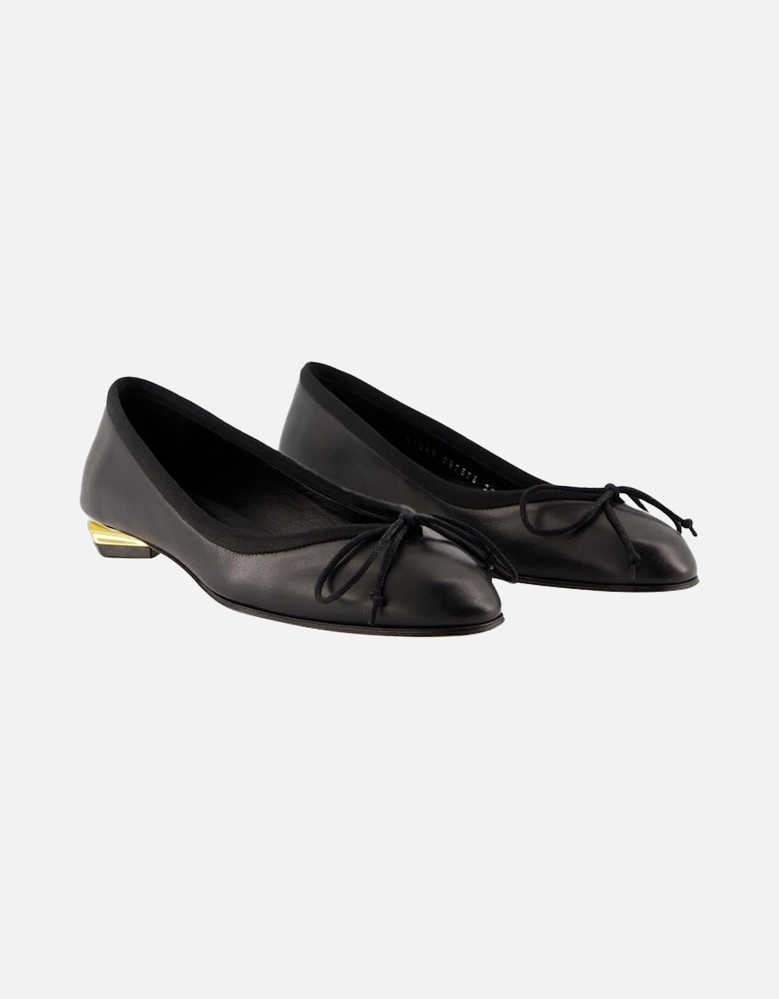 Leather Armadillo Ballerinas