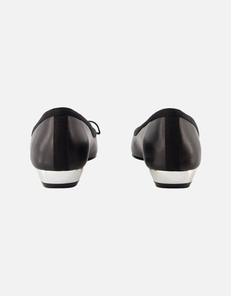Leather Armadillo Ballerinas