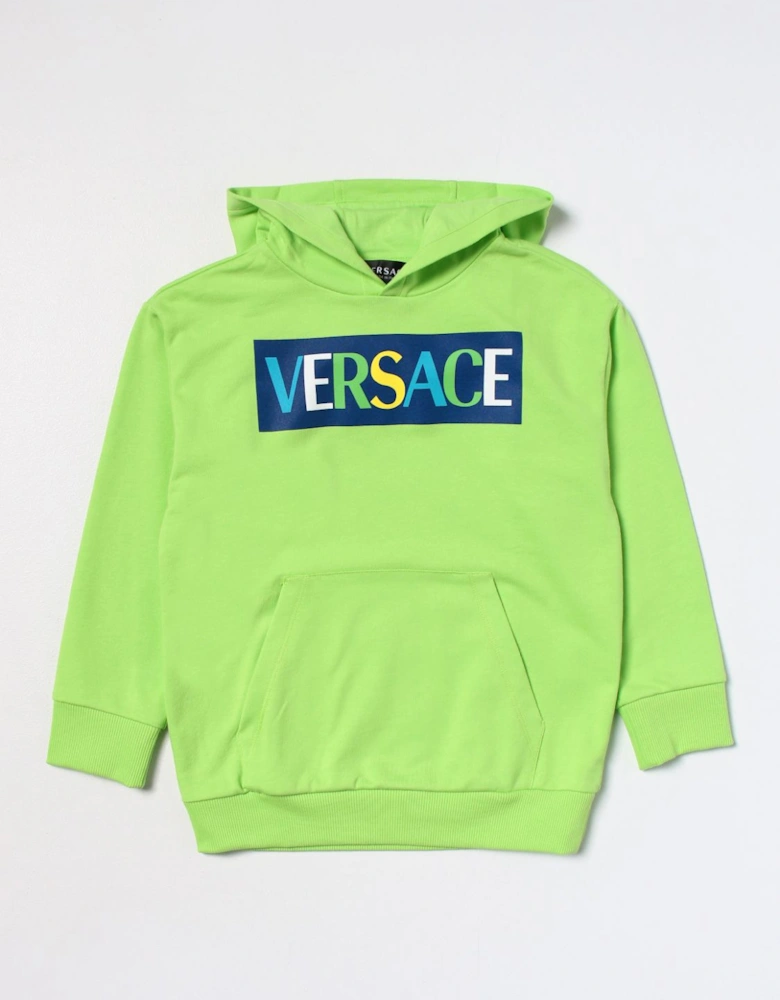 Kids Hoodie with Colorful Logo