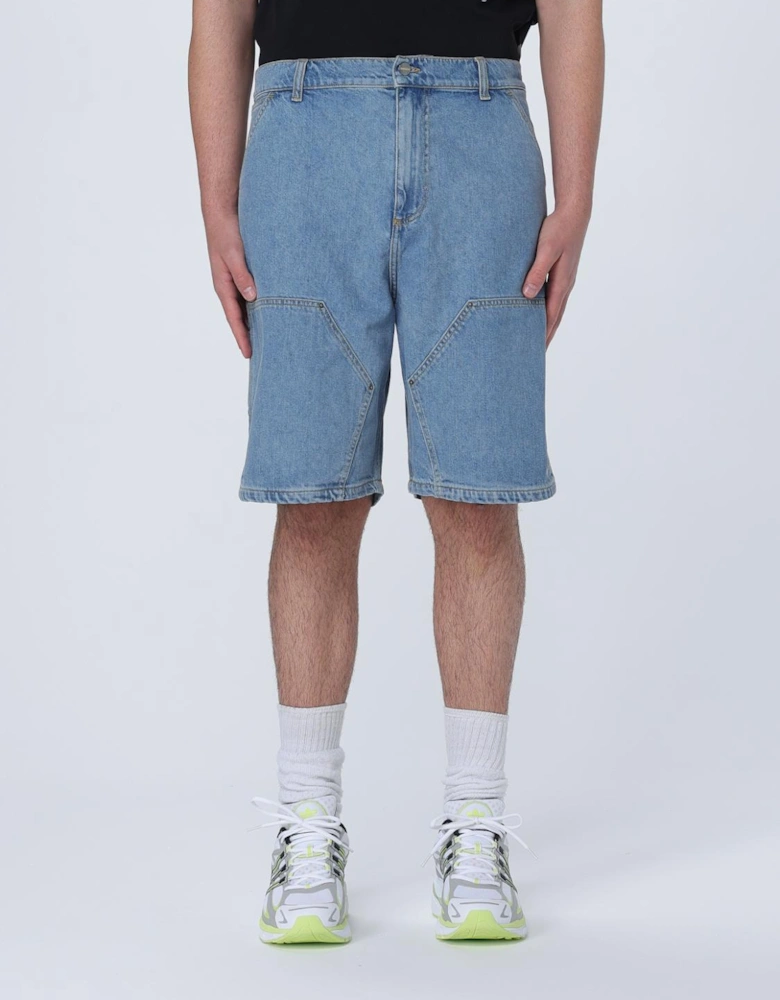 Denim Shorts Relaxed Fit Multiple Pockets