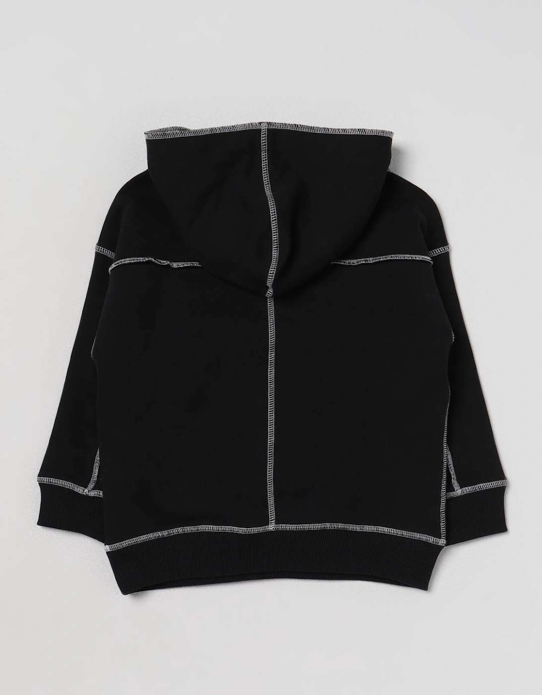Kids Hoodie Contrast Stitch