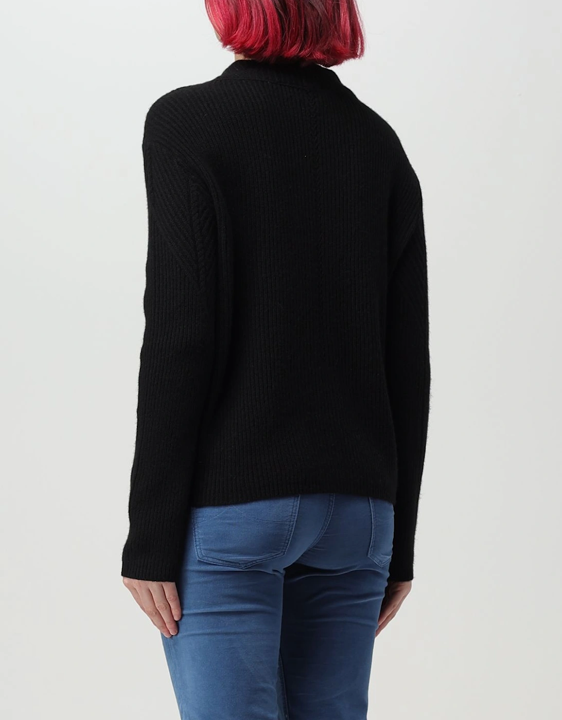 Cashmere Mock Neck Pullover Sweater