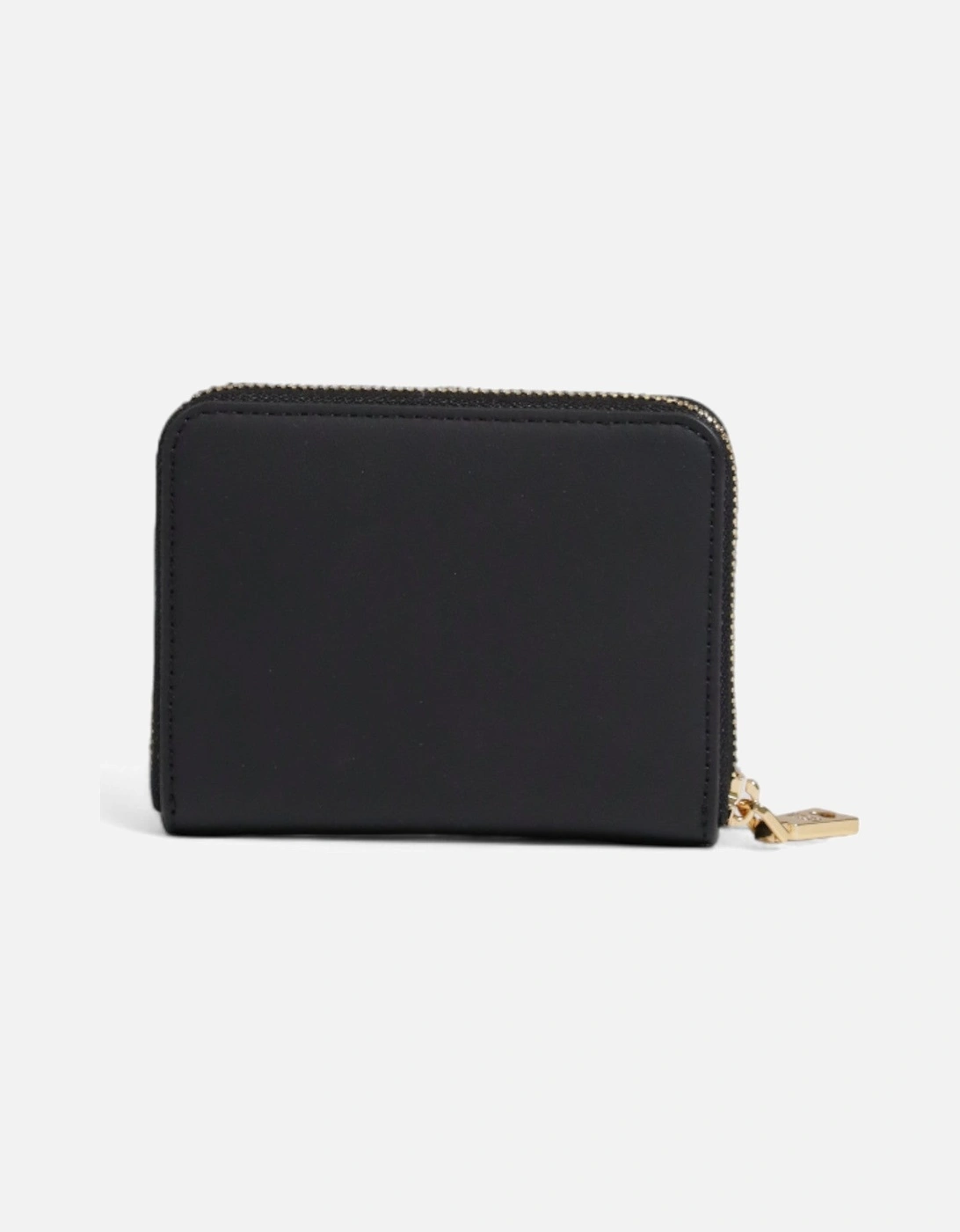 Love Black Leather Wallet with Gold Logo