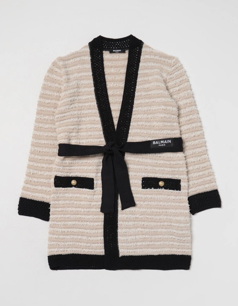 Knit Cardigan with Belt