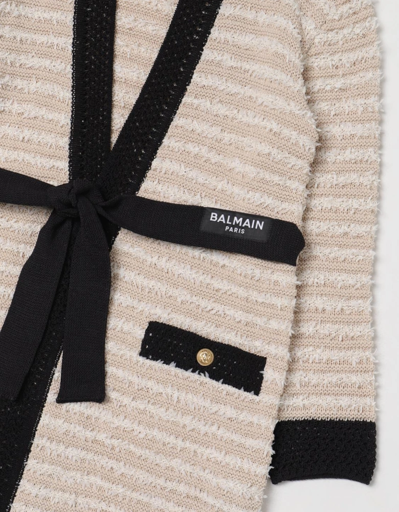 Knit Cardigan with Belt