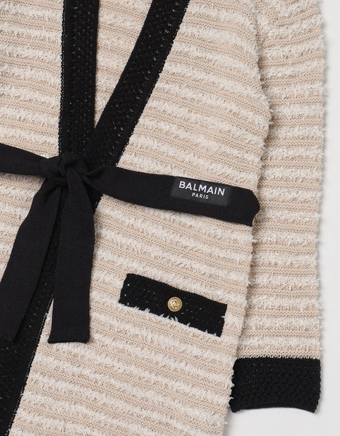 Knit Cardigan with Belt
