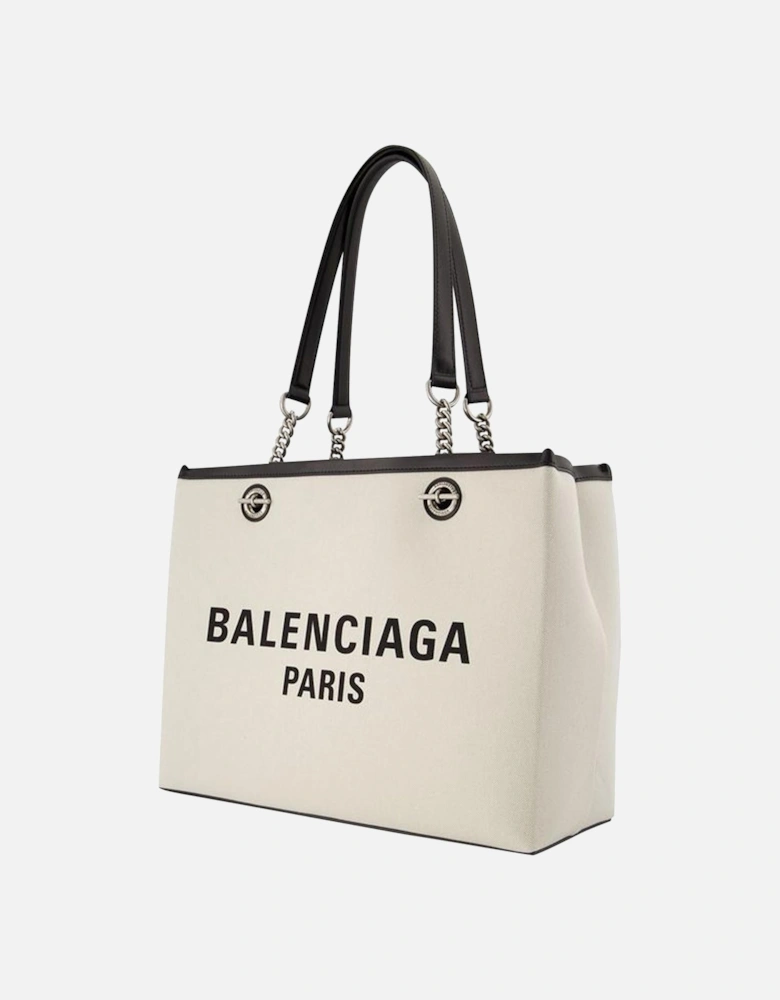 Cabas Tote Logo Canvas