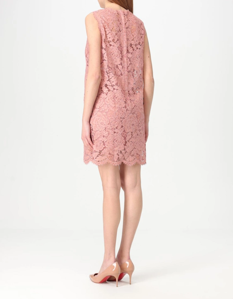 Lace Mini Dress Sleeveless