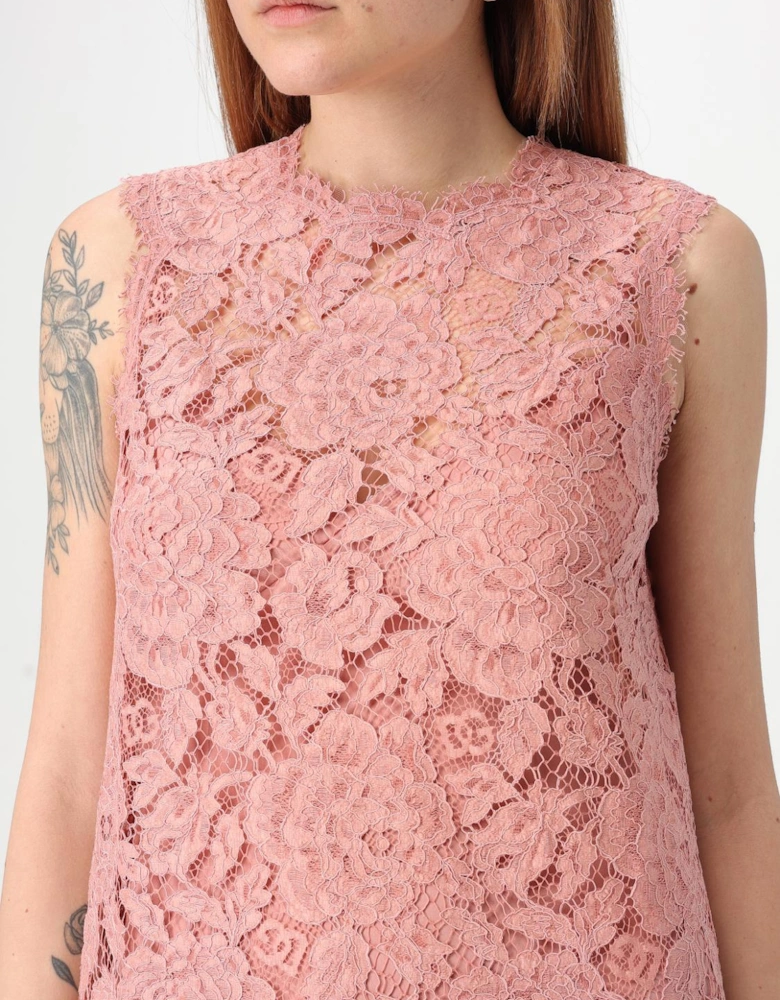 Lace Mini Dress Sleeveless
