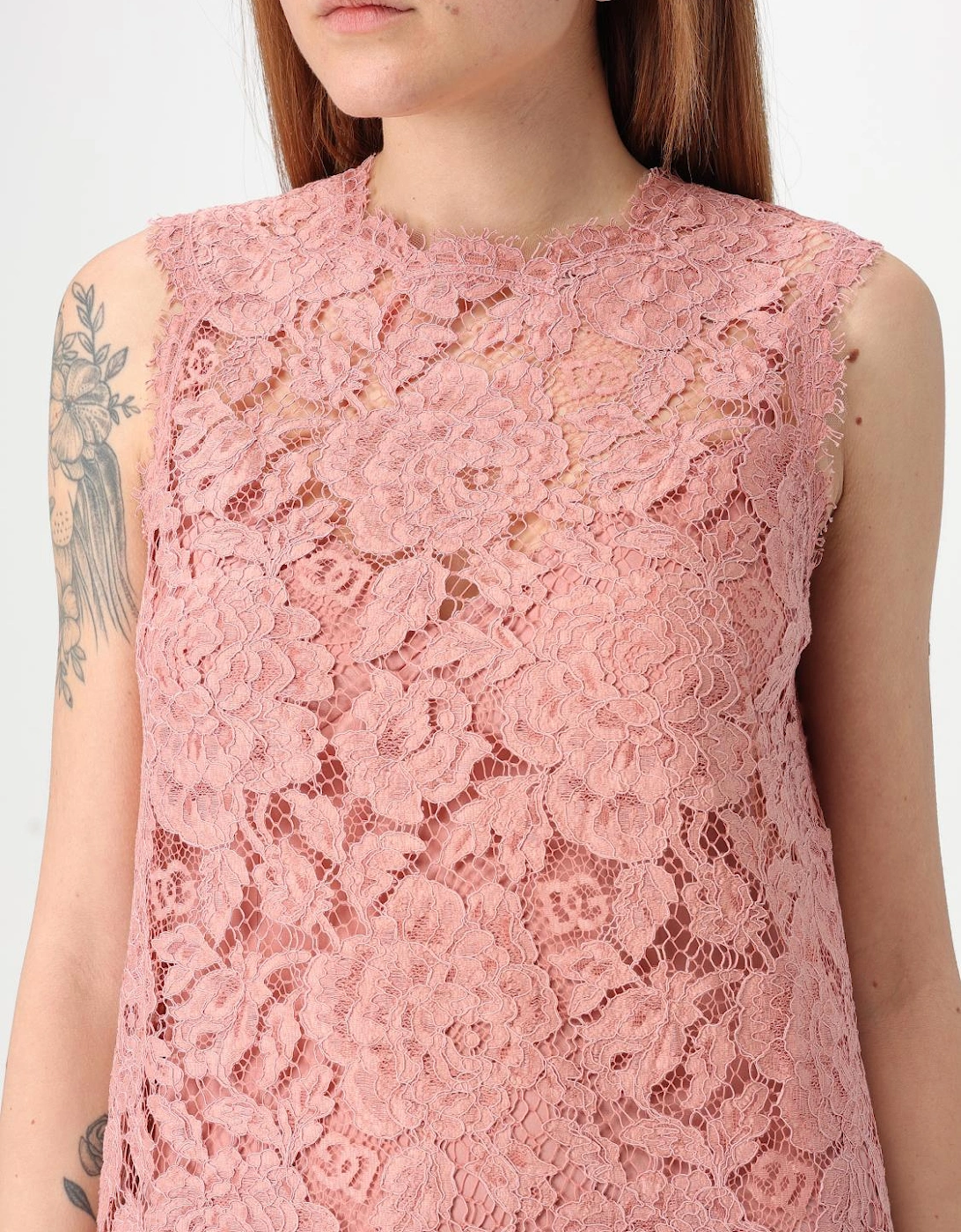 Lace Mini Dress Sleeveless