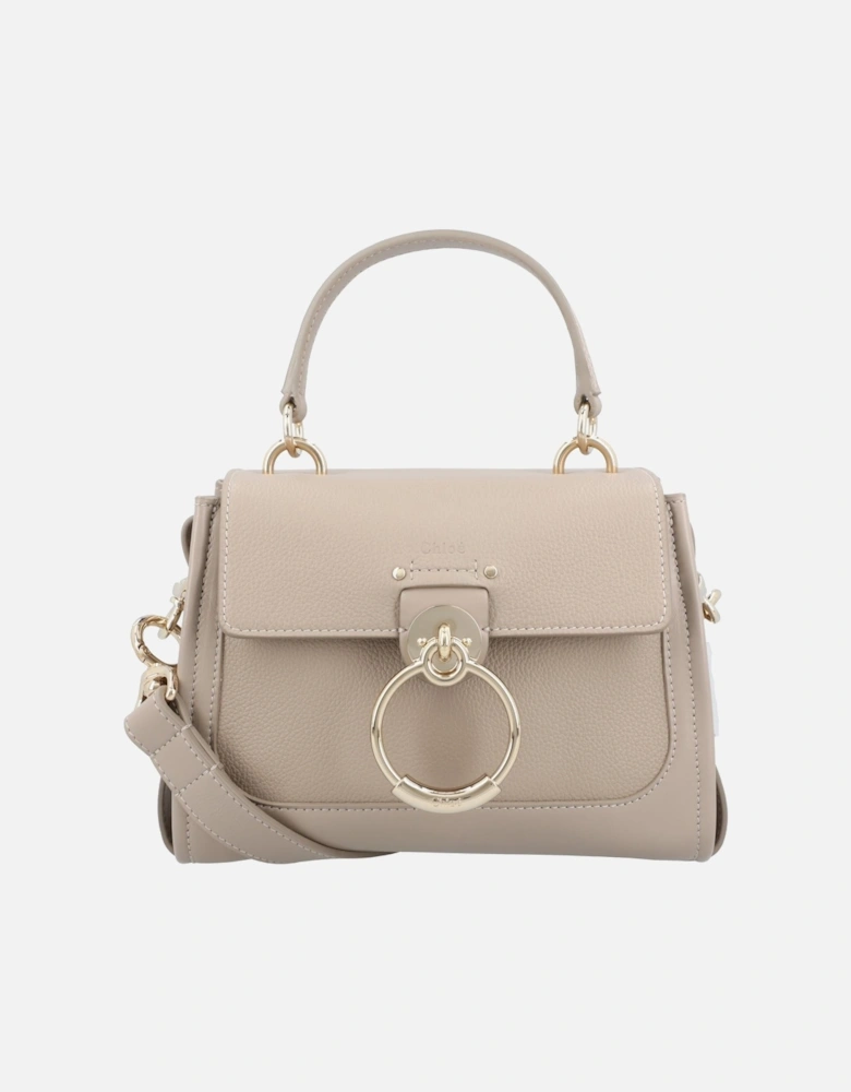 Top Handle Flap Closure Handbag with Removable Shoulder Strap