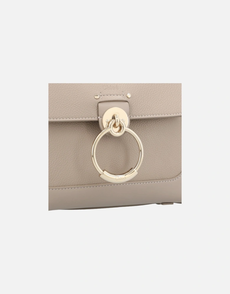 Top Handle Flap Closure Handbag with Removable Shoulder Strap