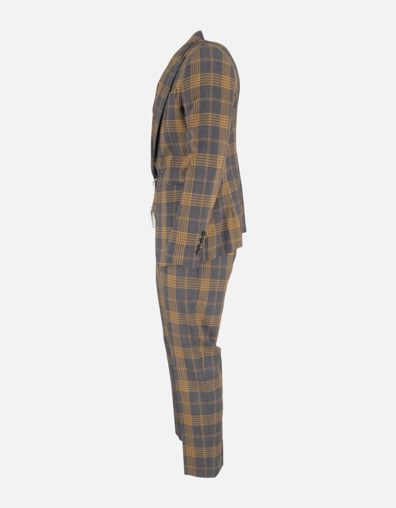 ThreePiece Plaid Suit