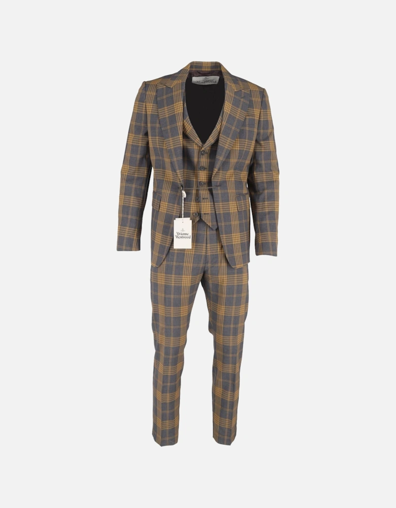 ThreePiece Plaid Suit