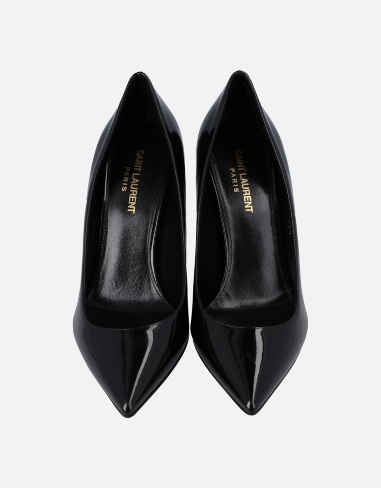 Patent Leather Metal Heel Pumps