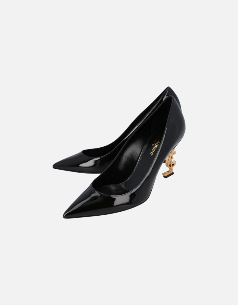Patent Leather Metal Heel Pumps