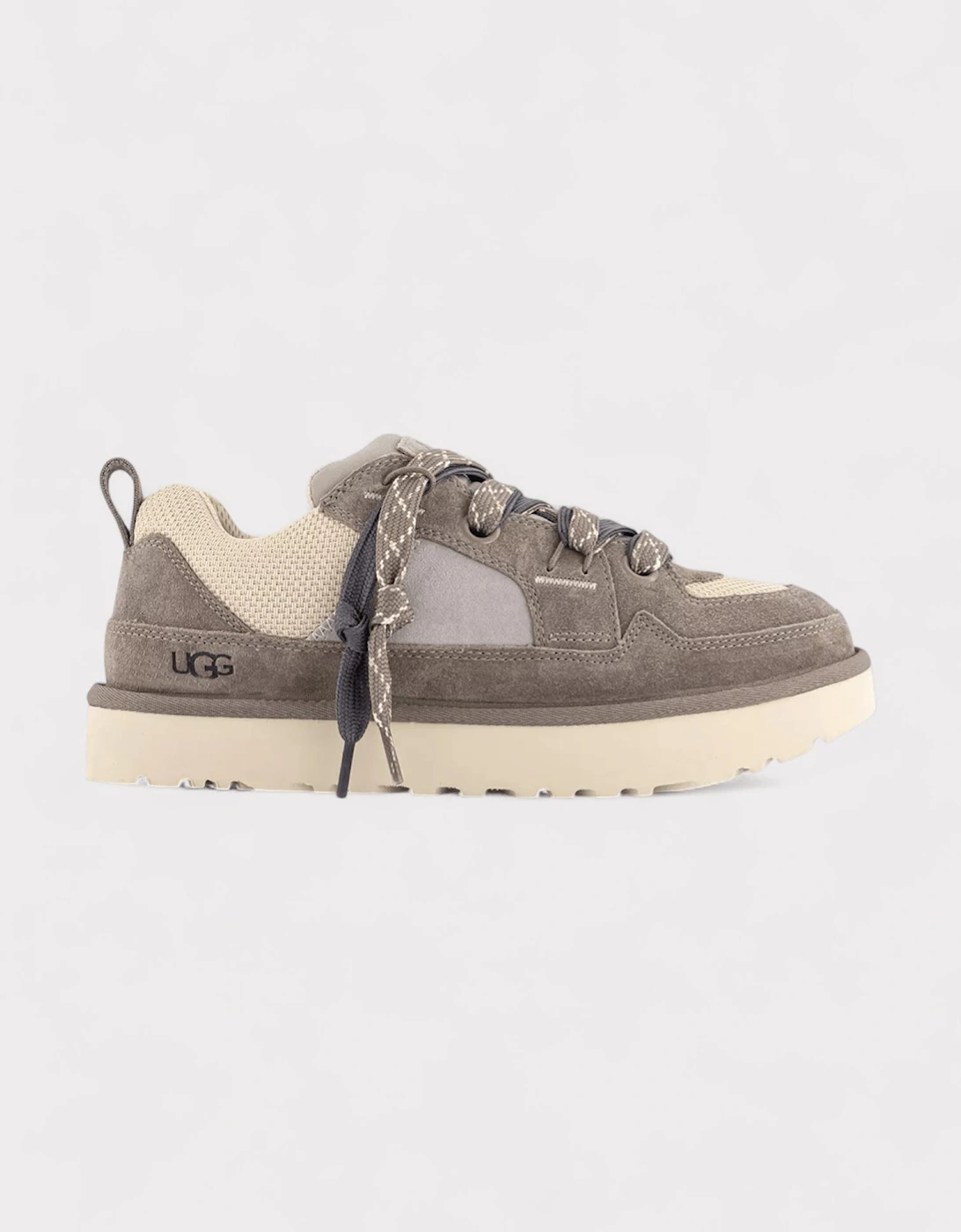 Men's Ugg Lo Lowmel Trainers Smoke Plume - Grey - Size: 10