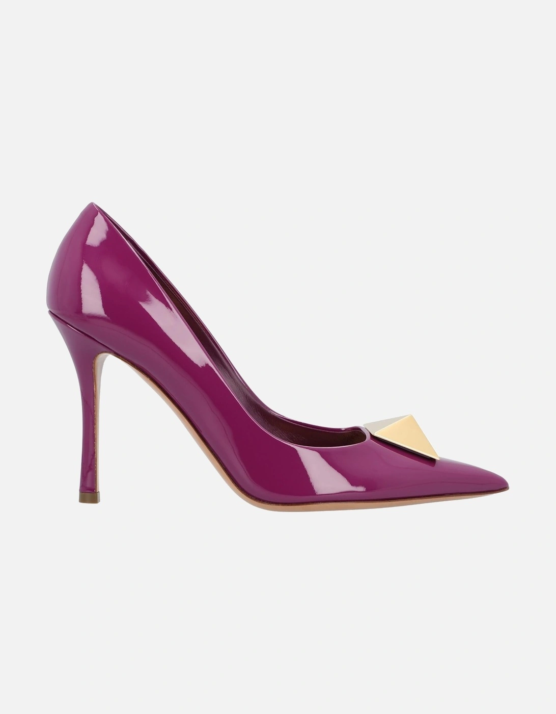 Pointed Toe Heeled Shoes with Jewel Detail Comfortable Classic Footwear