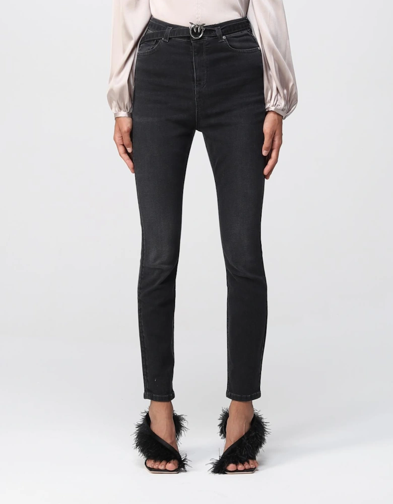 Skinny Jeans with Belt