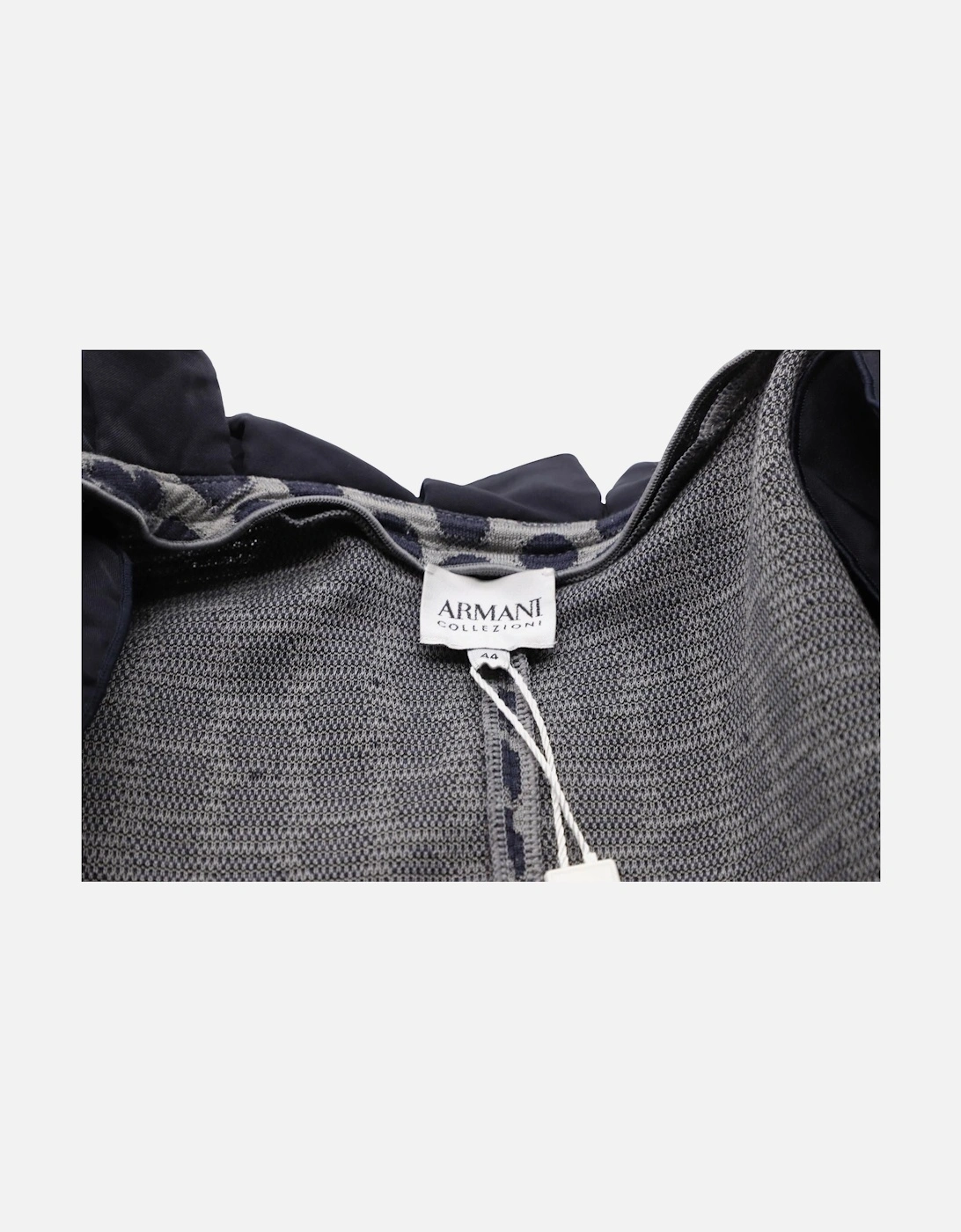 Structured Blazer Geometric Pattern
