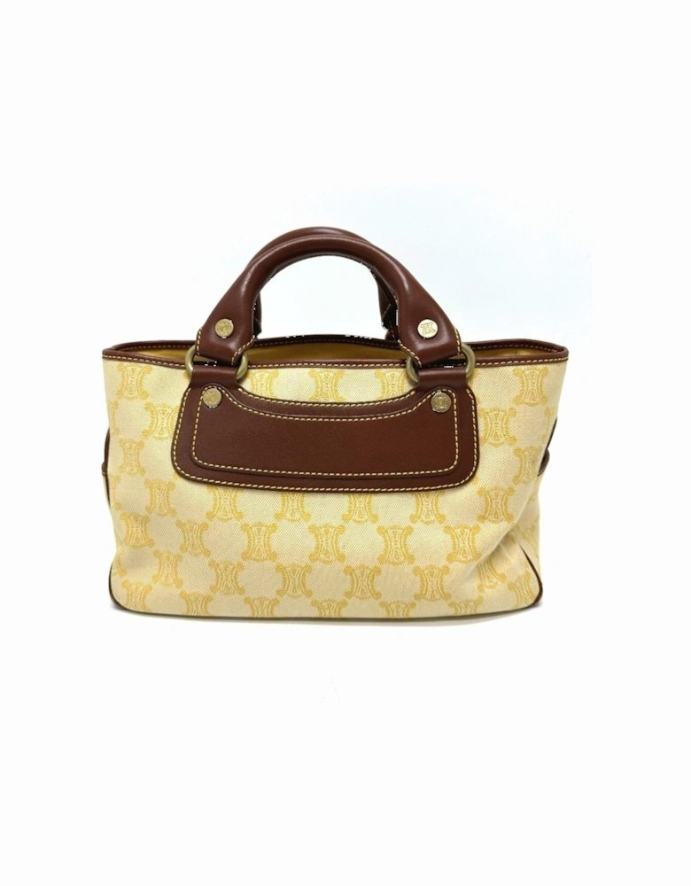 Cline Monogram Canvas Tote