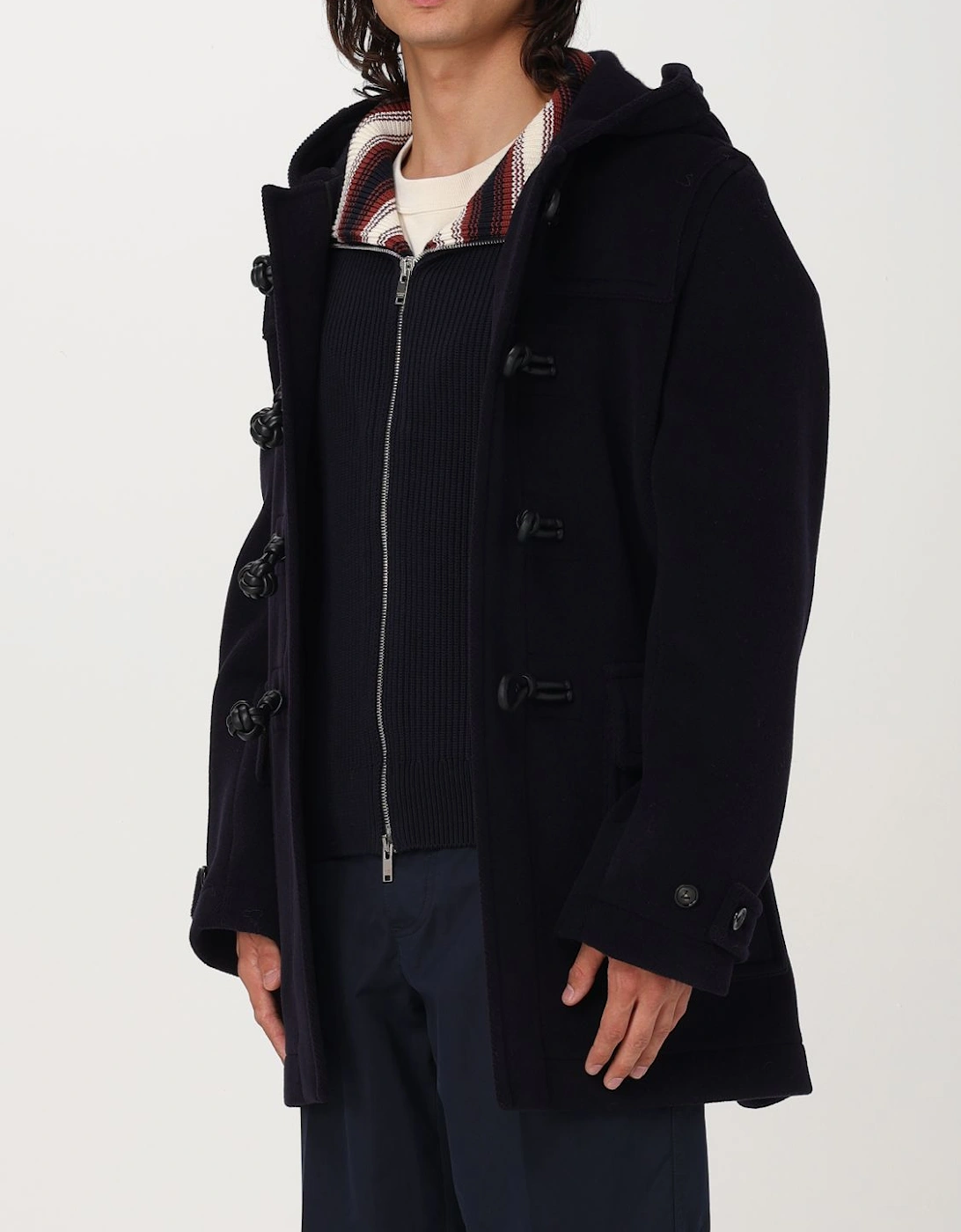 Hooded Wool Duffel Coat