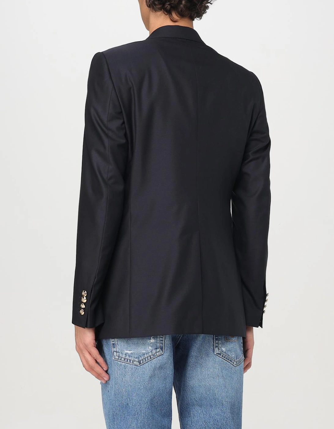 Embroidered Crest Blazer