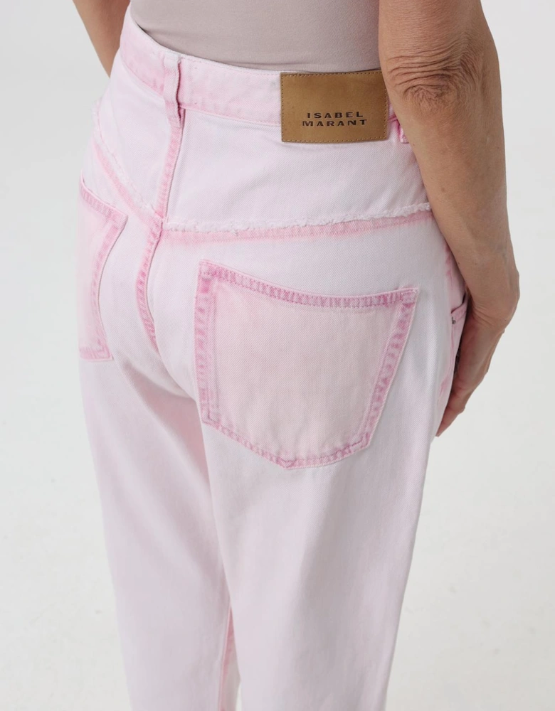 HighWaisted RelaxedFit Jeans