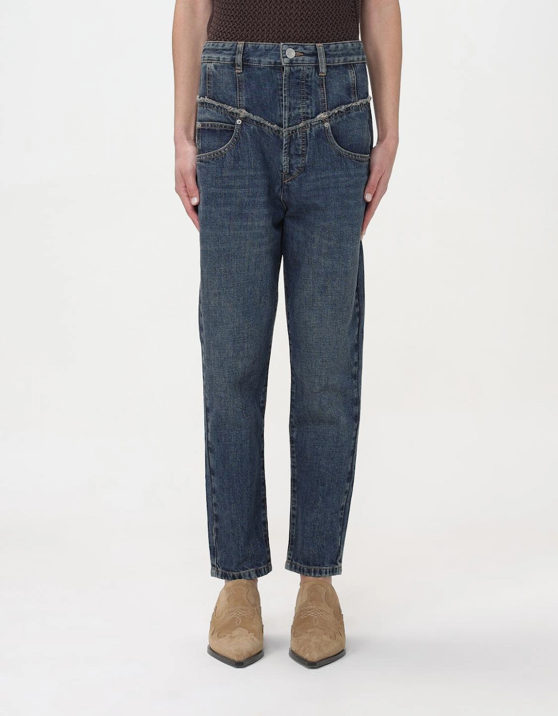 HighWaisted RelaxedFit Jeans