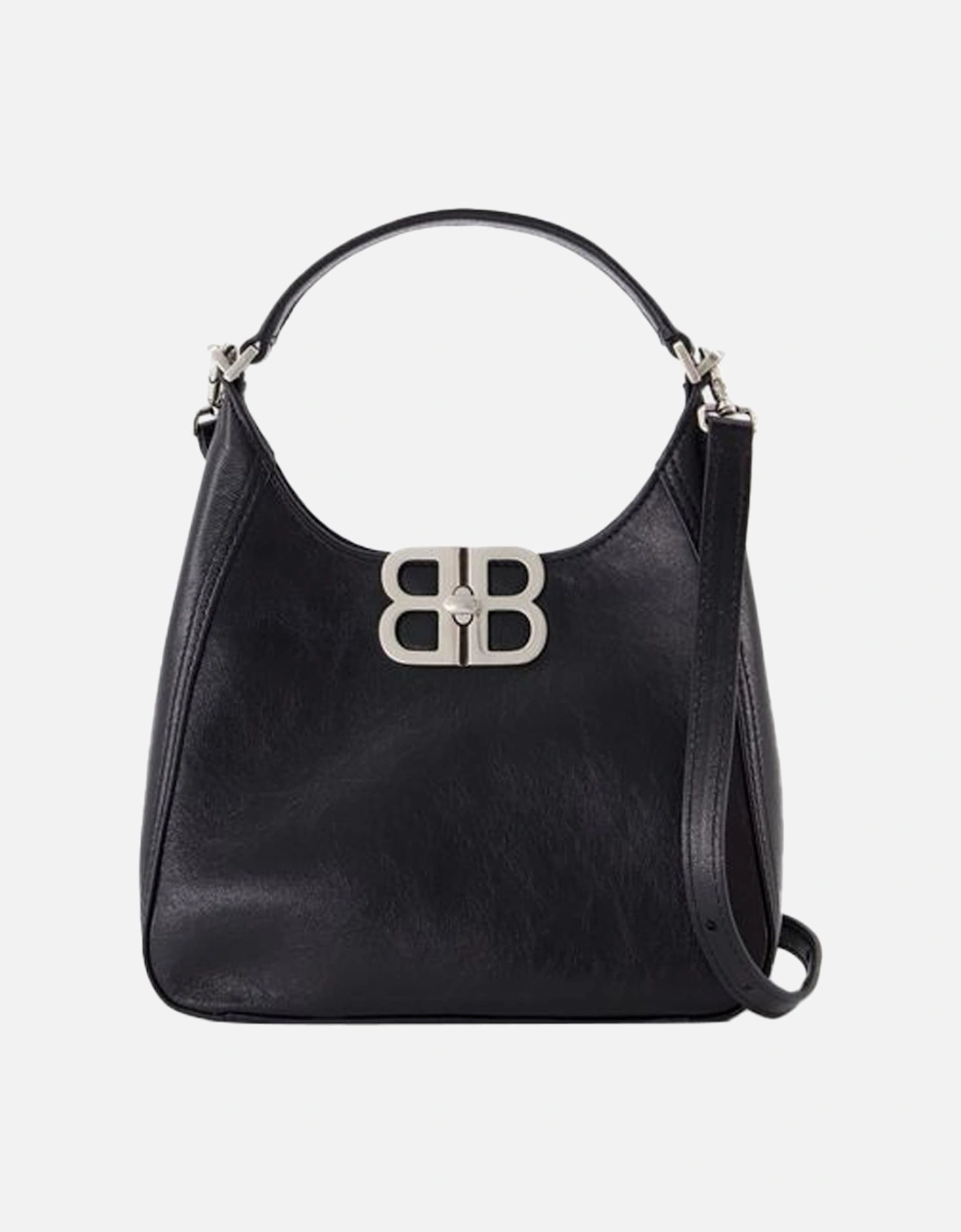 Convertible Leather Shoulder Bag with Top Handle and Adjustable Strap, 5 of 4