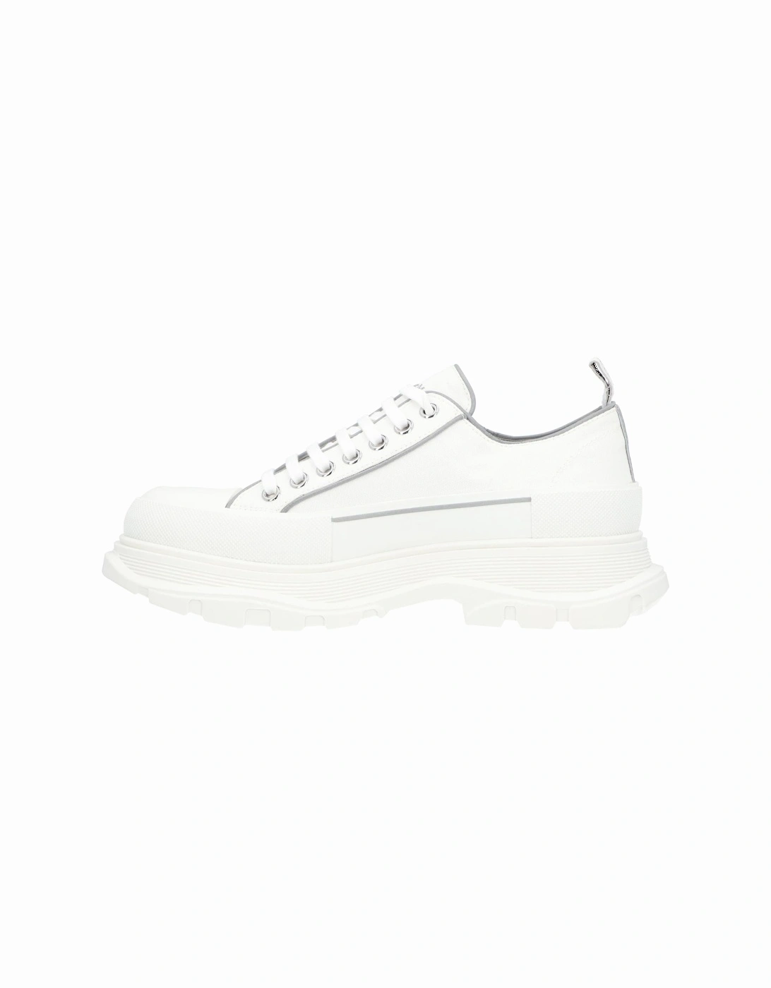 Lace-Up Low-Top Sneakers with Rubber Sole