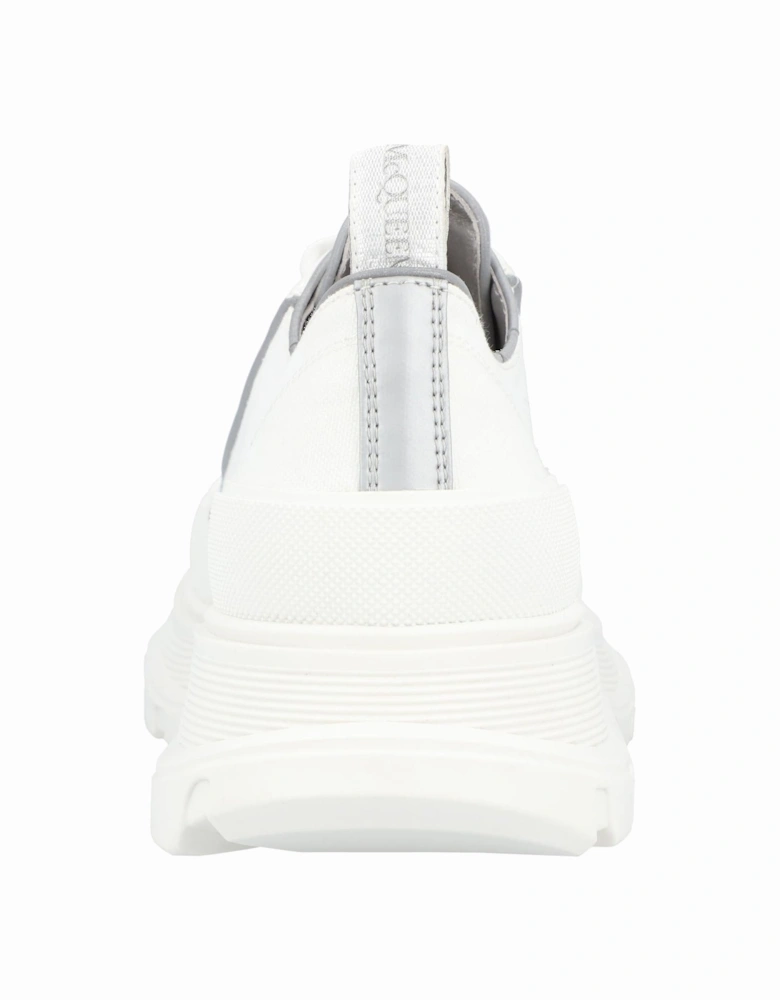 Lace-Up Low-Top Sneakers with Rubber Sole