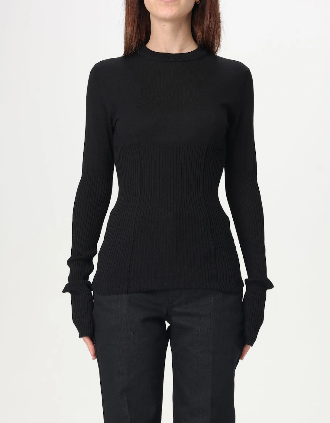 Ribbed Merino Wool Fitted Sweater, 11 of 10