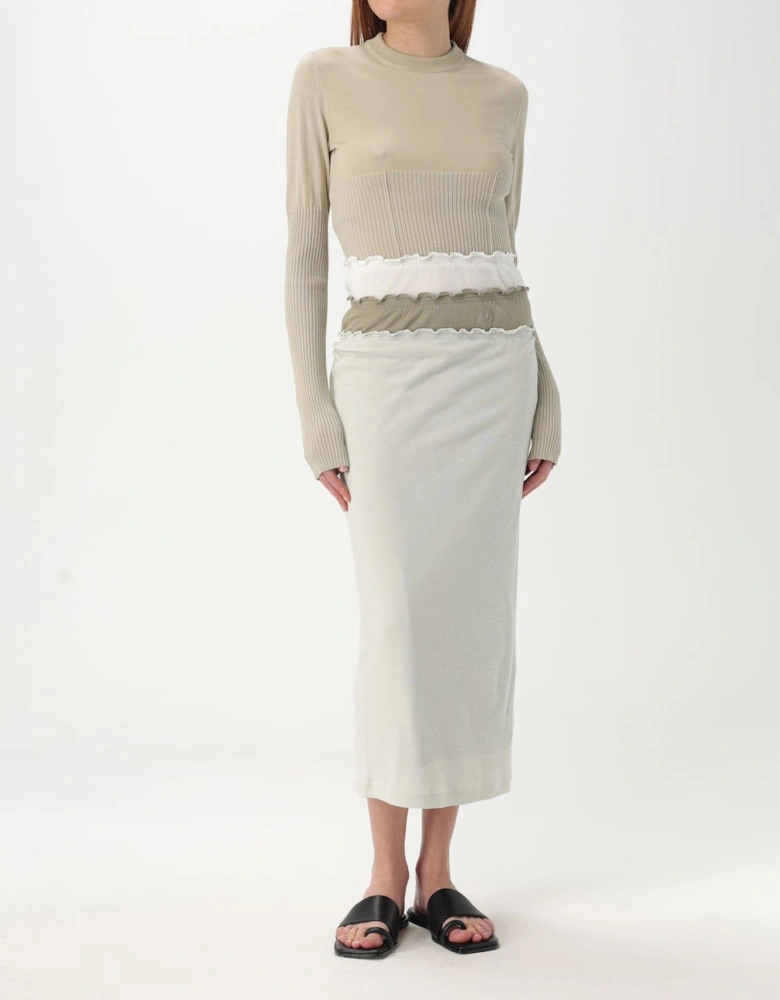 Ribbed Merino Wool Fitted Sweater