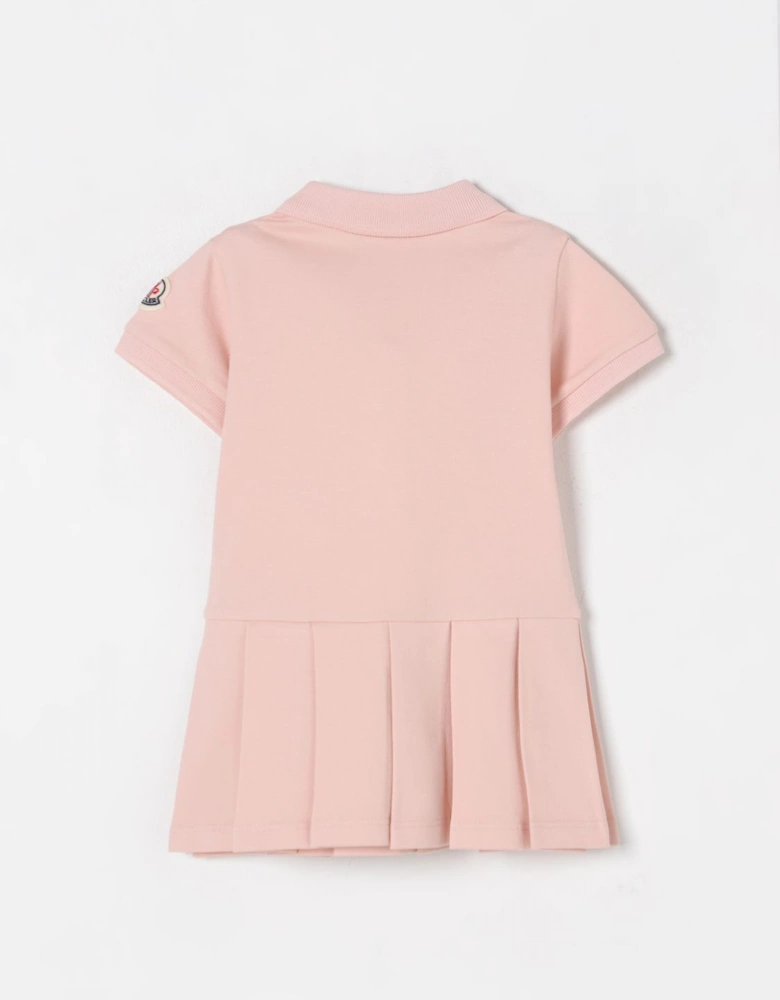 Pleated Polo Dress