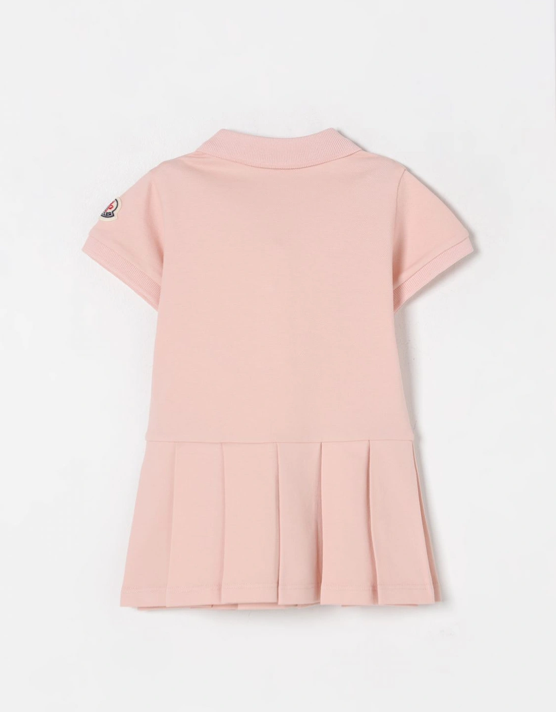 Pleated Polo Dress