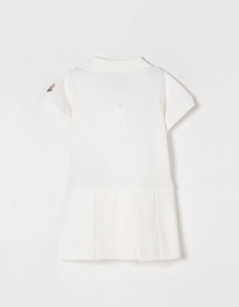 Pleated Polo Dress