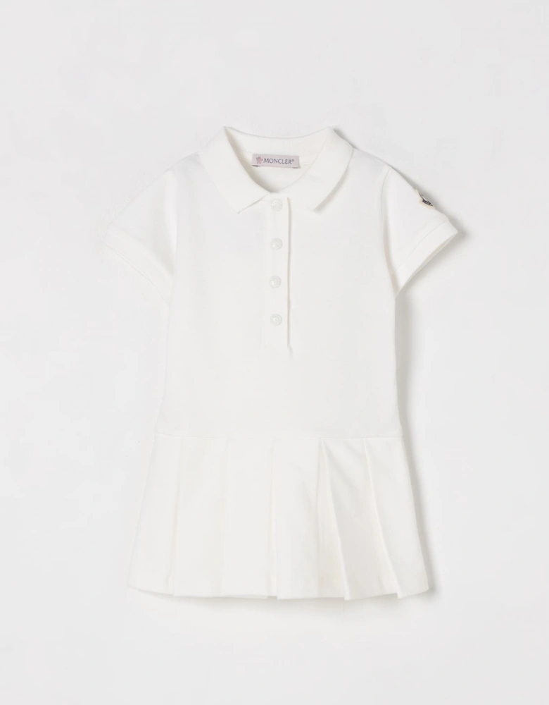 Pleated Polo Dress