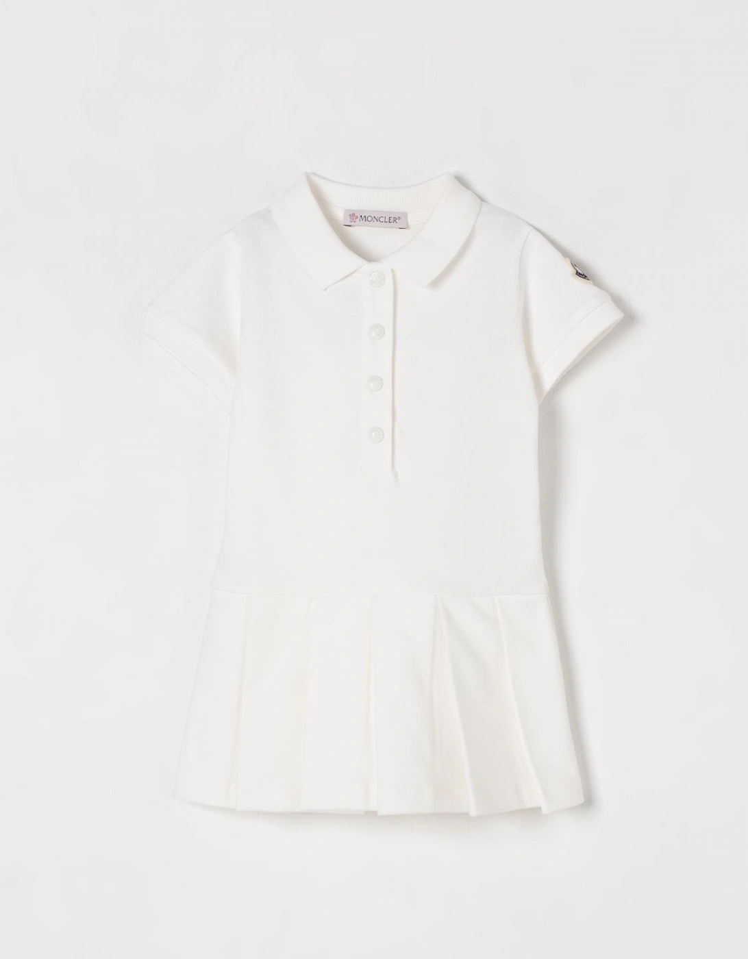 Pleated Polo Dress